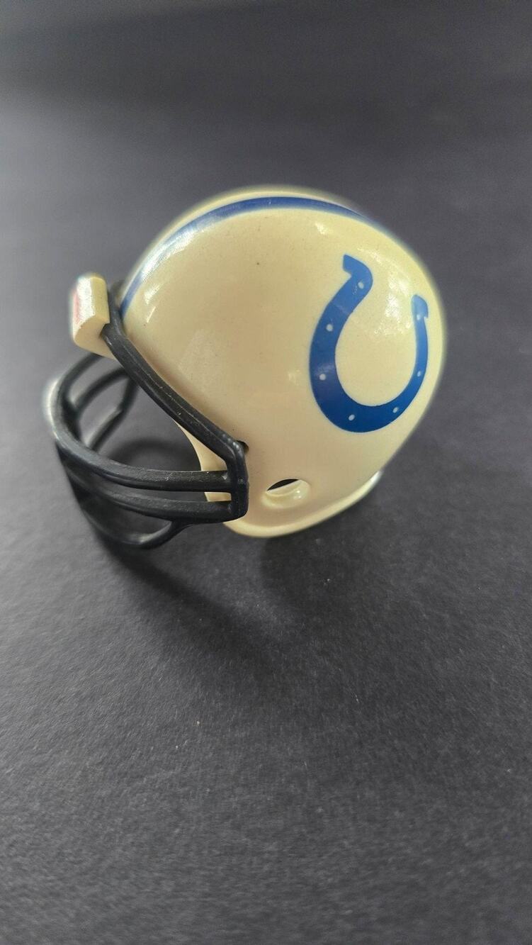 Indianapolis Colts Helmet White NFL Football Riddell Mini Collectible